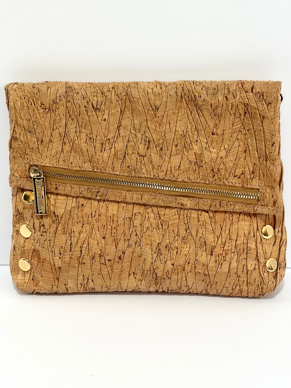 Hammitt VIP MD Crossbody In EcoChic Cork With Gold Hardware